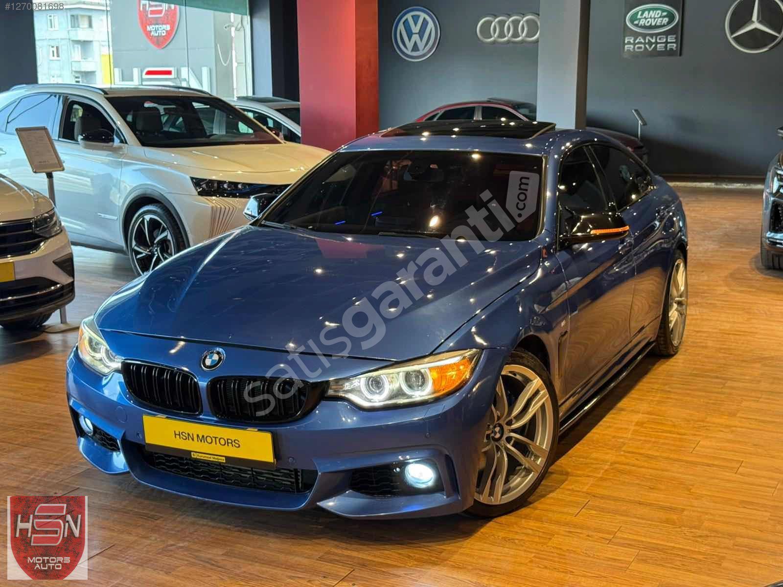 HSN MOTORS 2014 BMW 420D XDRIVE M SPORT ESTORIL MAVİ İÇİ KIRMIZI