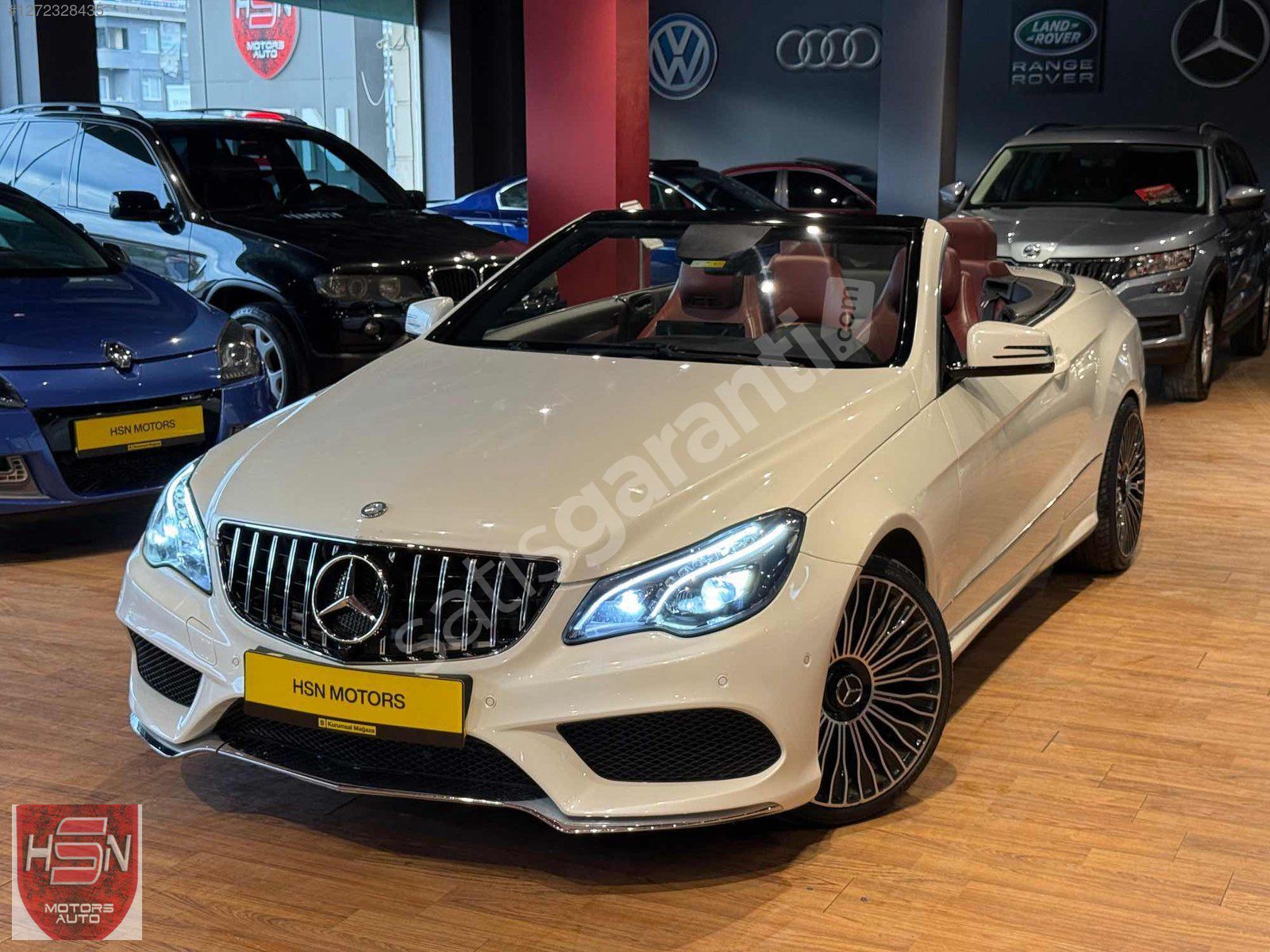 HSN MOTORS 2011 MERCEDES-BENZ E250 CABRIO İÇ KIRMIZI ENSE ÜFLEME