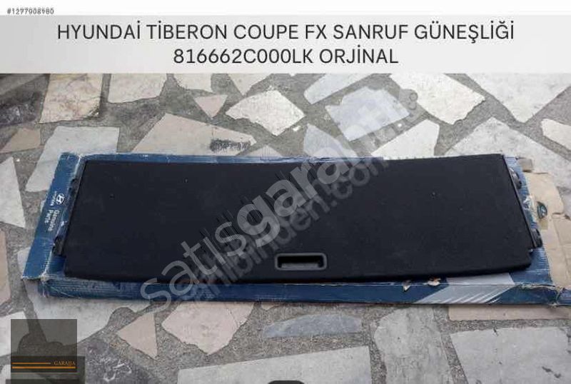 HYUNDAİ TİBURON COUPE FX SUNROOF GÜNEŞLİĞİ ORİJİNAL SIFIR