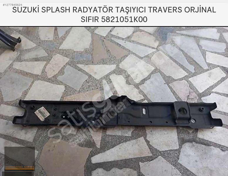 SUZUKİ SPLASH RADYATÖR TAŞIYICI TRAVERSİ SIFIR ORİJİNAL