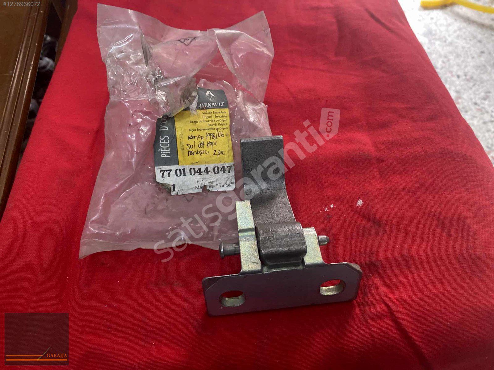 RENAULT KANGO 1998/2006 SOL ÜST KAPI MENTEŞESİ SIFIR ORİJİNAL