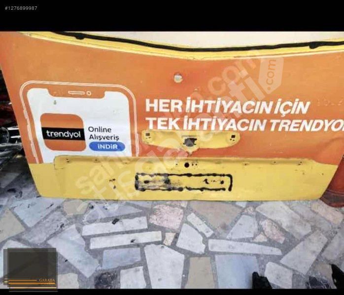 RENAULT TRAFİK 2014 ÜSTÜ ARKA BAGAJ KAPAĞI ORİJİNAL ÇIKMA