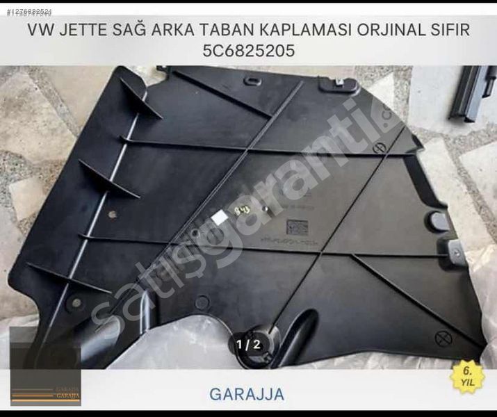 VOLKSWAGEN JETTA SAĞ ARKA TABAN KAPLAMASI SIFIR ORİJİNAL