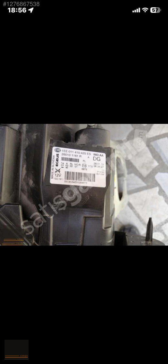 RENAULT TRAFİK 3 ÖN SAĞ FAR ORİJİNAL SIFIR