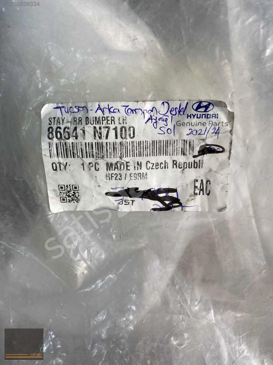 HYUNDAİ TUCSON 2021/23 ARKA TAMPON DESTEK AYAĞI SOL