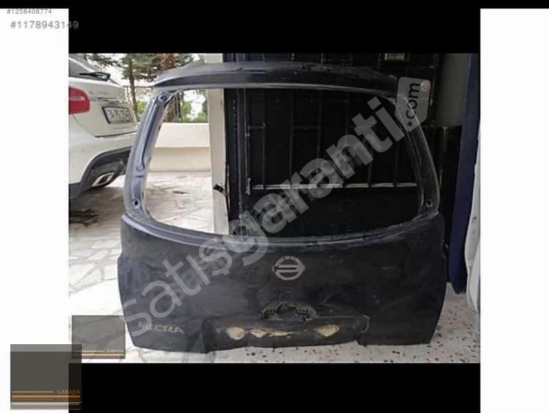 NİSSAN MİCRA K12 ARKA BAGAJ KAPAĞI 2002/2010 ORİJİNAL ÇIKMA