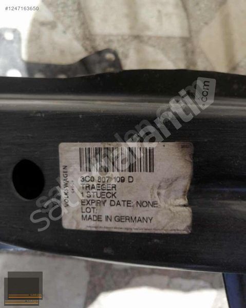 VOLKSWAGEN PASSAT 2006/10 ÖN TAMPON DEMİRİ ORİJİNAL SIFIR