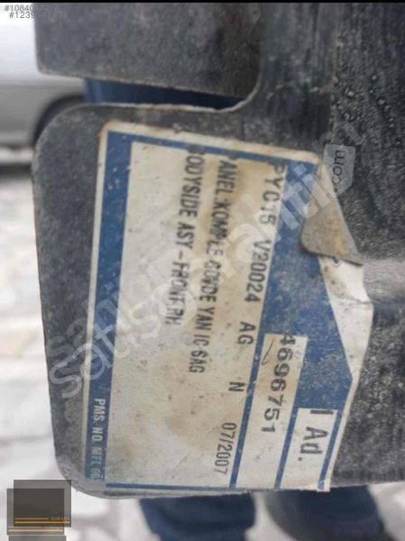 FORD TRANSİT W347 W184 ÖN SAĞ KAPI FRANGARDI SIFIR ORİJİNAL