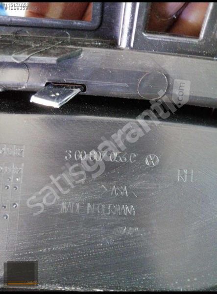 VOLKSWAGEN PASSAT B8 ARKA TAMPON EGZOS KAPAĞI SIFIR ORİJİNAL