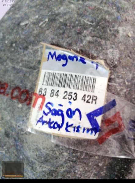 RENAULT MEGANE 4 SAĞ ÖN ARKA KISIM ÇAMURLUK DAVLUMBAZI SIFIR