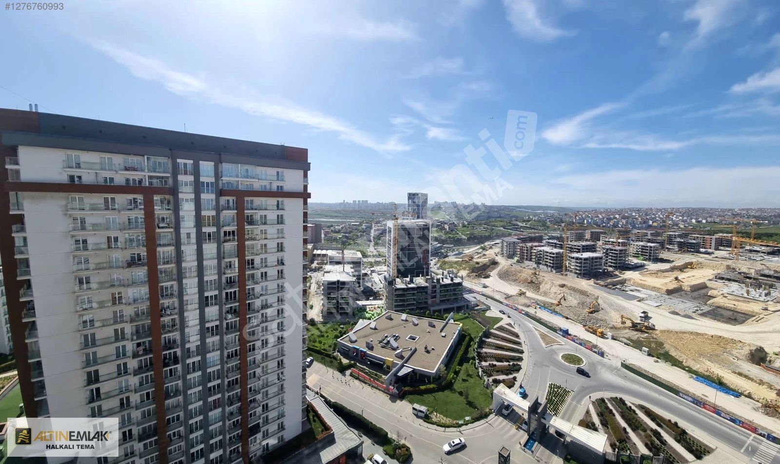 TEMA İSTANBUL 1'DE 1+1 73M2 GÖL MANZARA BOŞ KİRALIK DAİRE