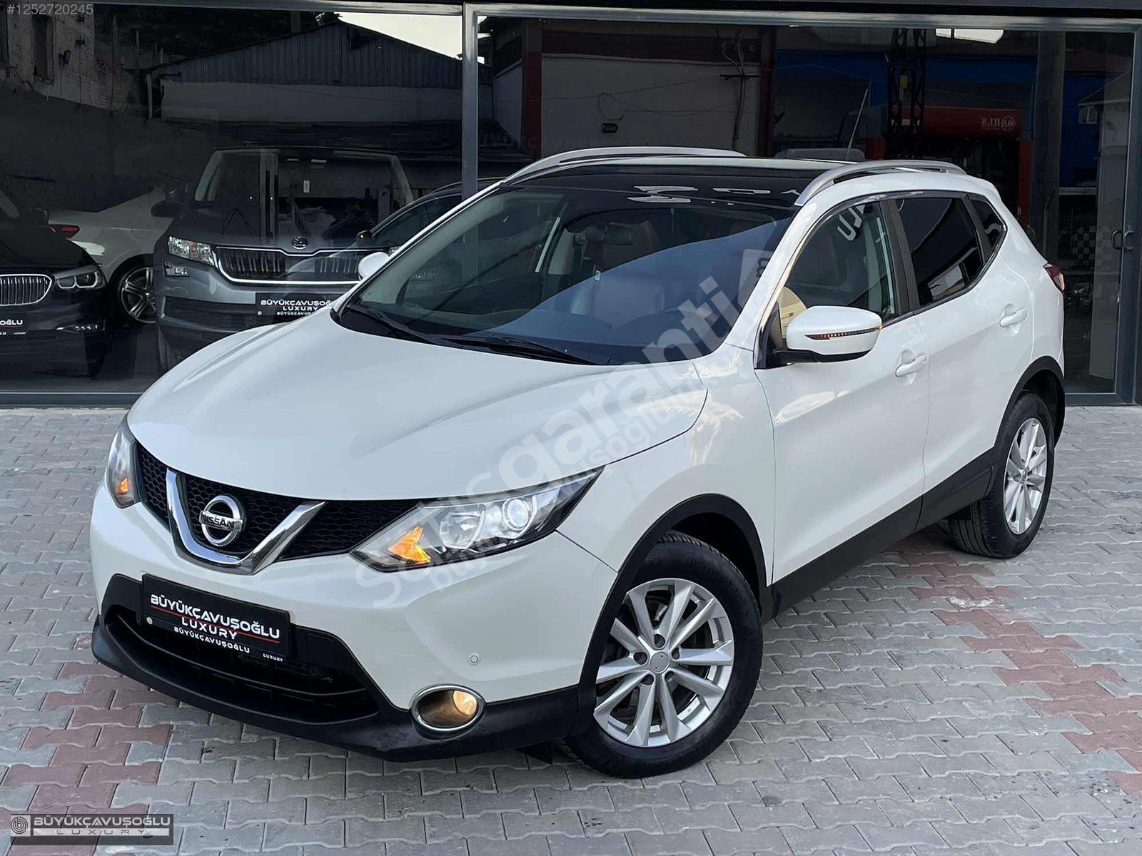 222.000KM QASHQAİ 1.6DCİ 130HP SEDEFBEYAZ+TABADERİ+B.EKRAN+CMTVN