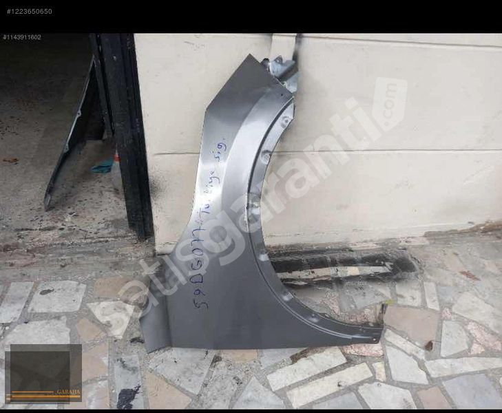 NİSSAN QASHQAİ 2019 2022 ÖN SAĞ ÇAMURLUK ORİJİNAL ÇIKMA