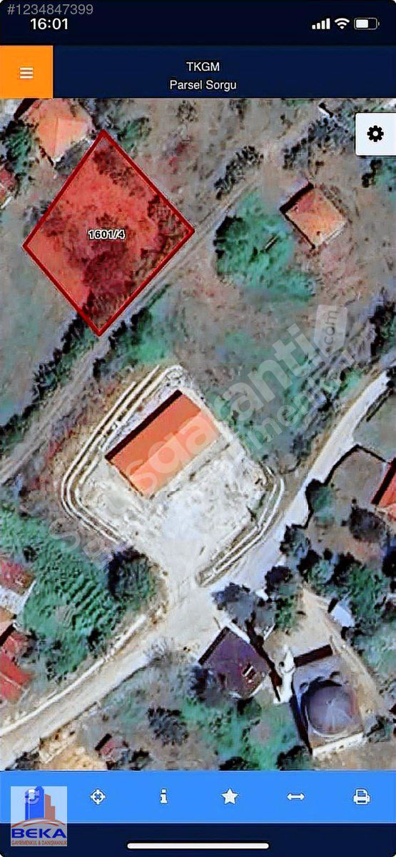 BURSA İZNİK HACIOSMAN'DA KONUT İMAR RUHSATI ALINMIŞ İMARLI ARSA