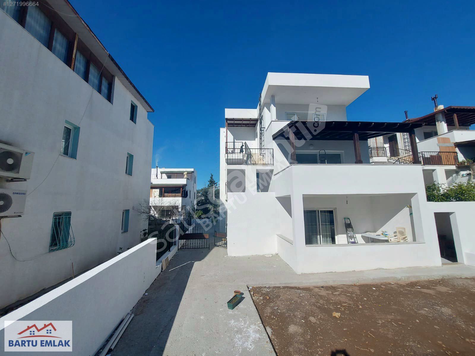 Bodrum turgutreis satılık daire 5+2 tek tapu çift daire