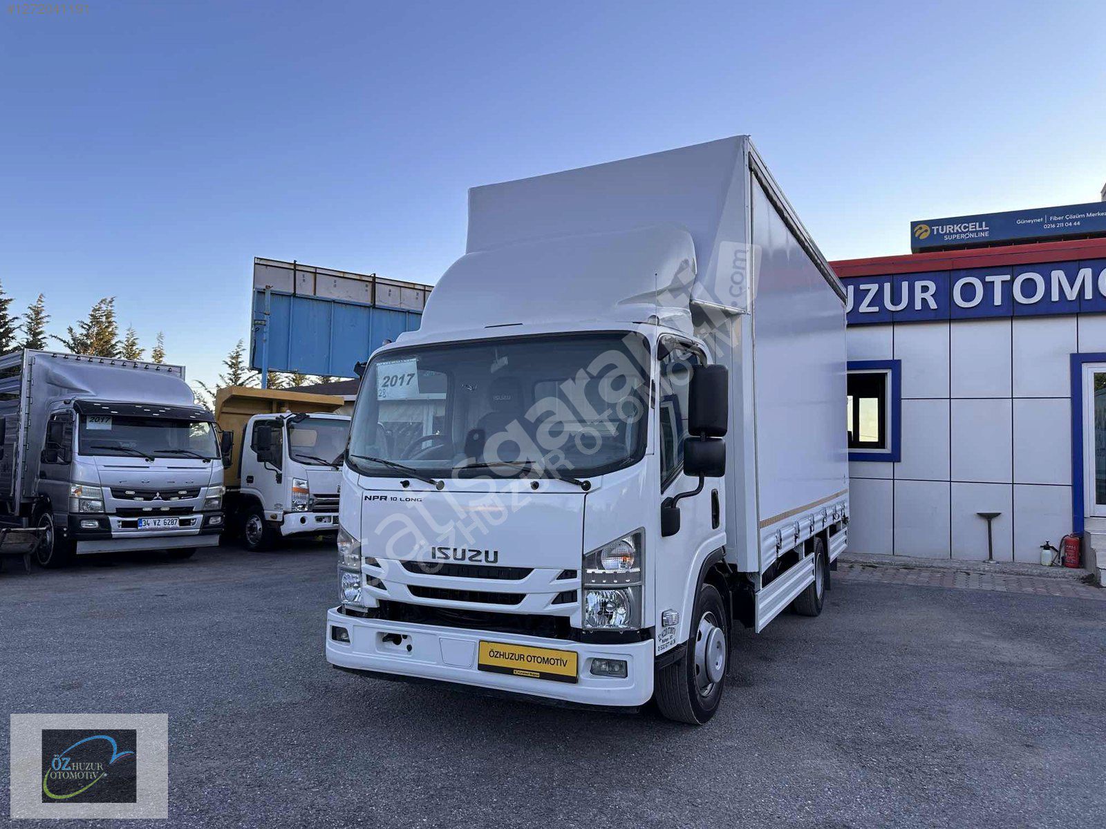 ÖZHUZUR OTOMOTİV DEN 2017 ISUZU NPR 10 LONG KAYARPERDELİ KAMYON