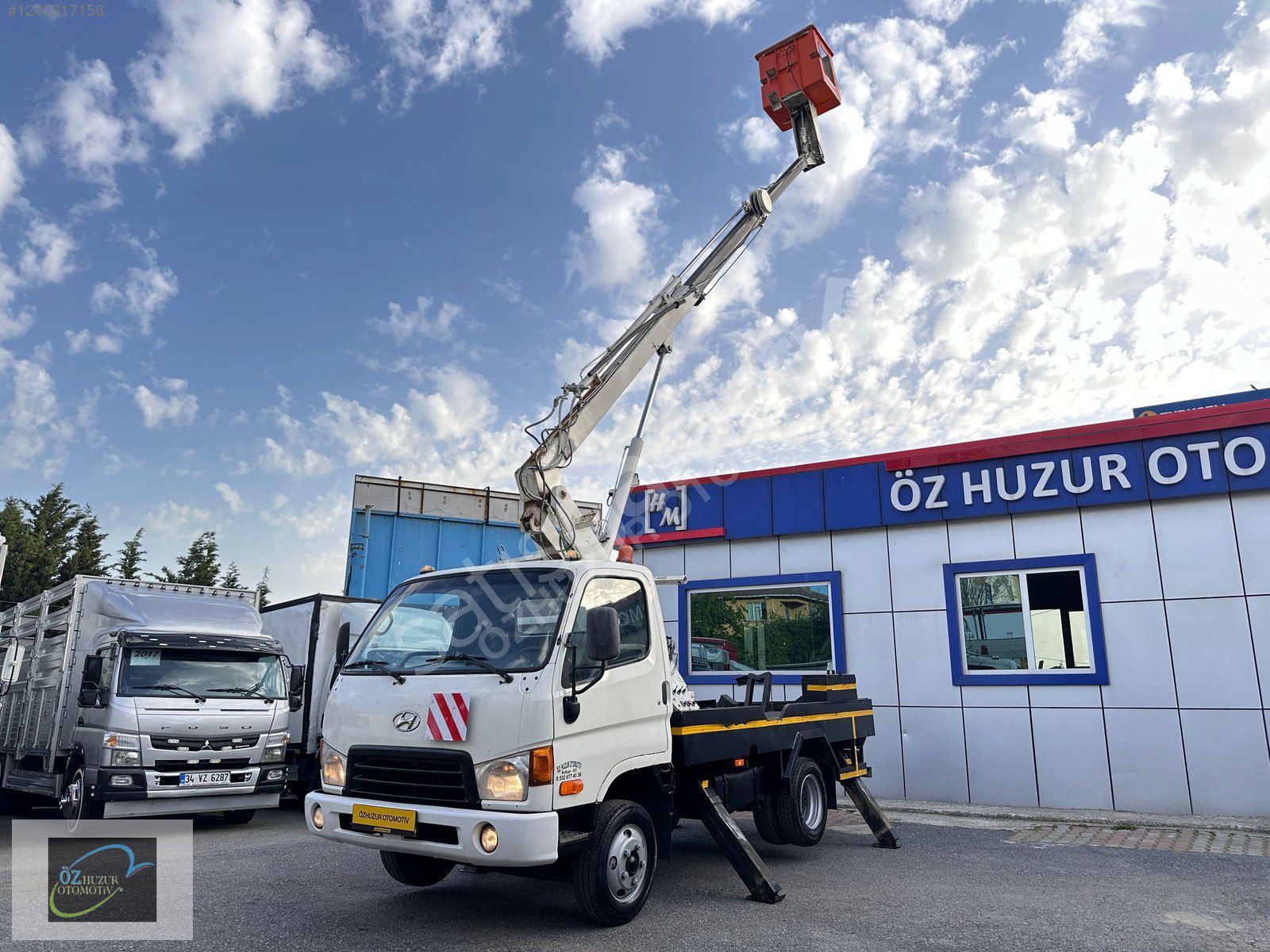 ÖZHUZUR OTOMOTİV DEN 2008 HYUNDAİ 14MT HİDROLİK SEPETLİ PLATFORM