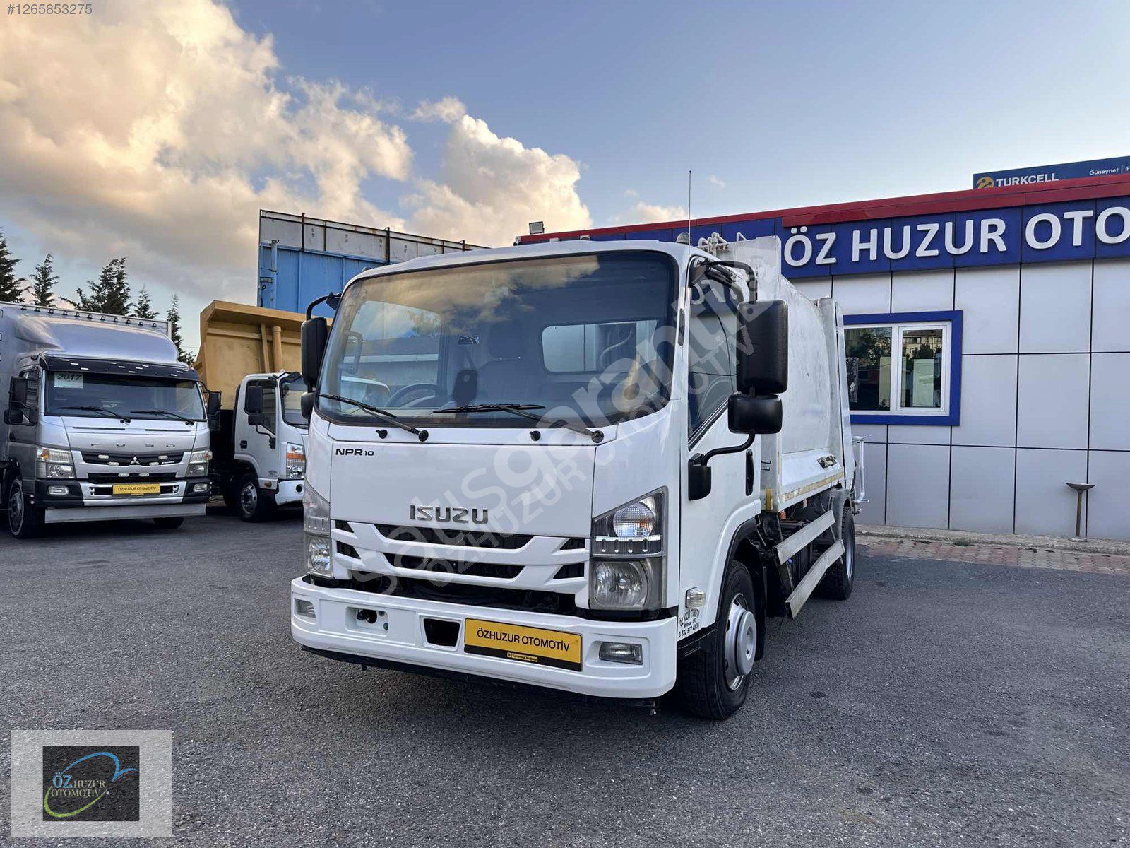 ÖZHUZUR OTOMOTİV DEN 2017 NPR 10 8-1 ÇÖP KONTEYNIRI KAMYON