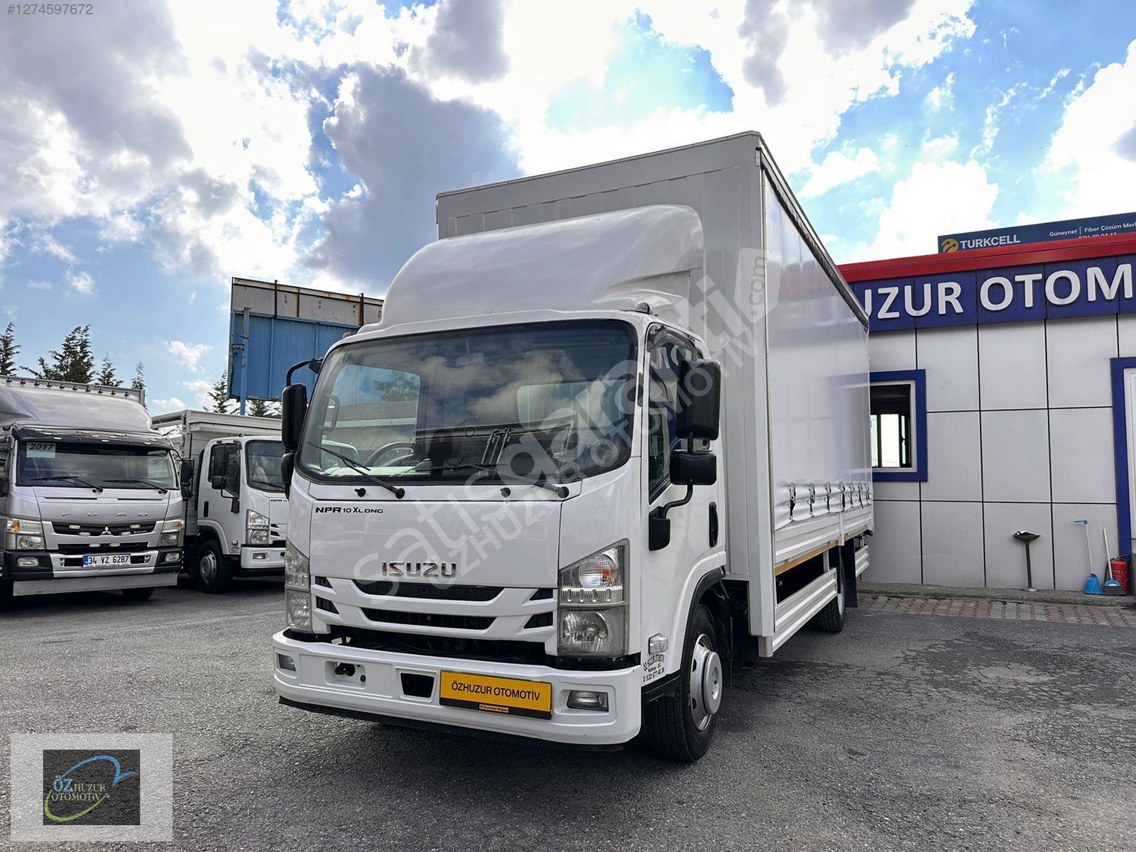 ÖZHUZUR OTOMOTİV DEN 2017 ISUZU NPR 10 XLONG SIFIR KAYARPERDELİ