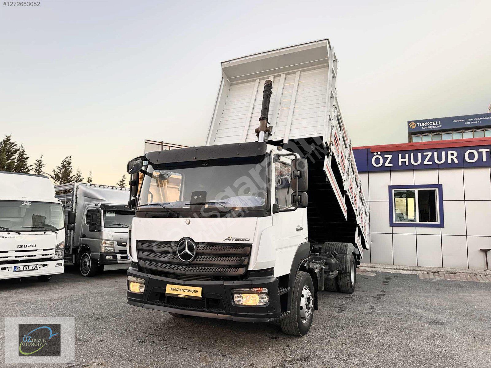 ÖZHUZUR OTOMOTİV DEN 2018 ATEGO 1621 SIFIR DANPERLİ UZUN KAMYON