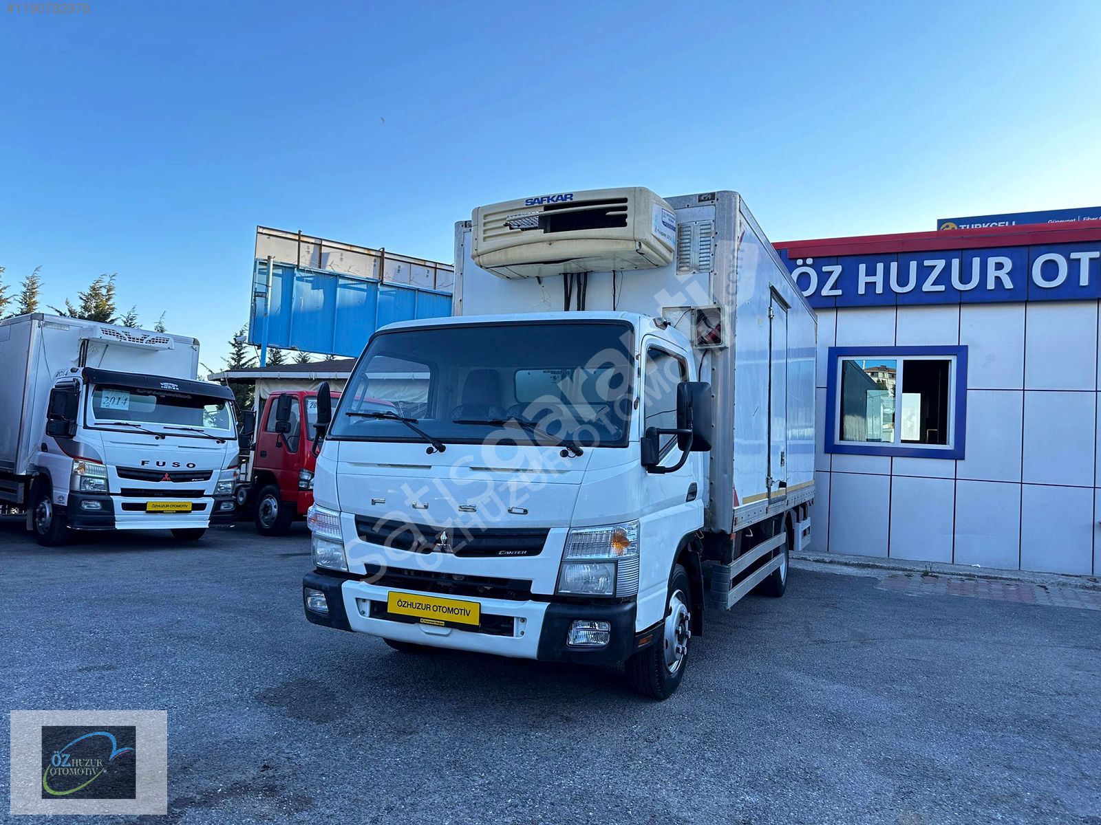 ÖZHUZUR OTOMOTİV DEN 2012 B75L FUSO FRİGO+LİFT+10PALETLİK KAMYON