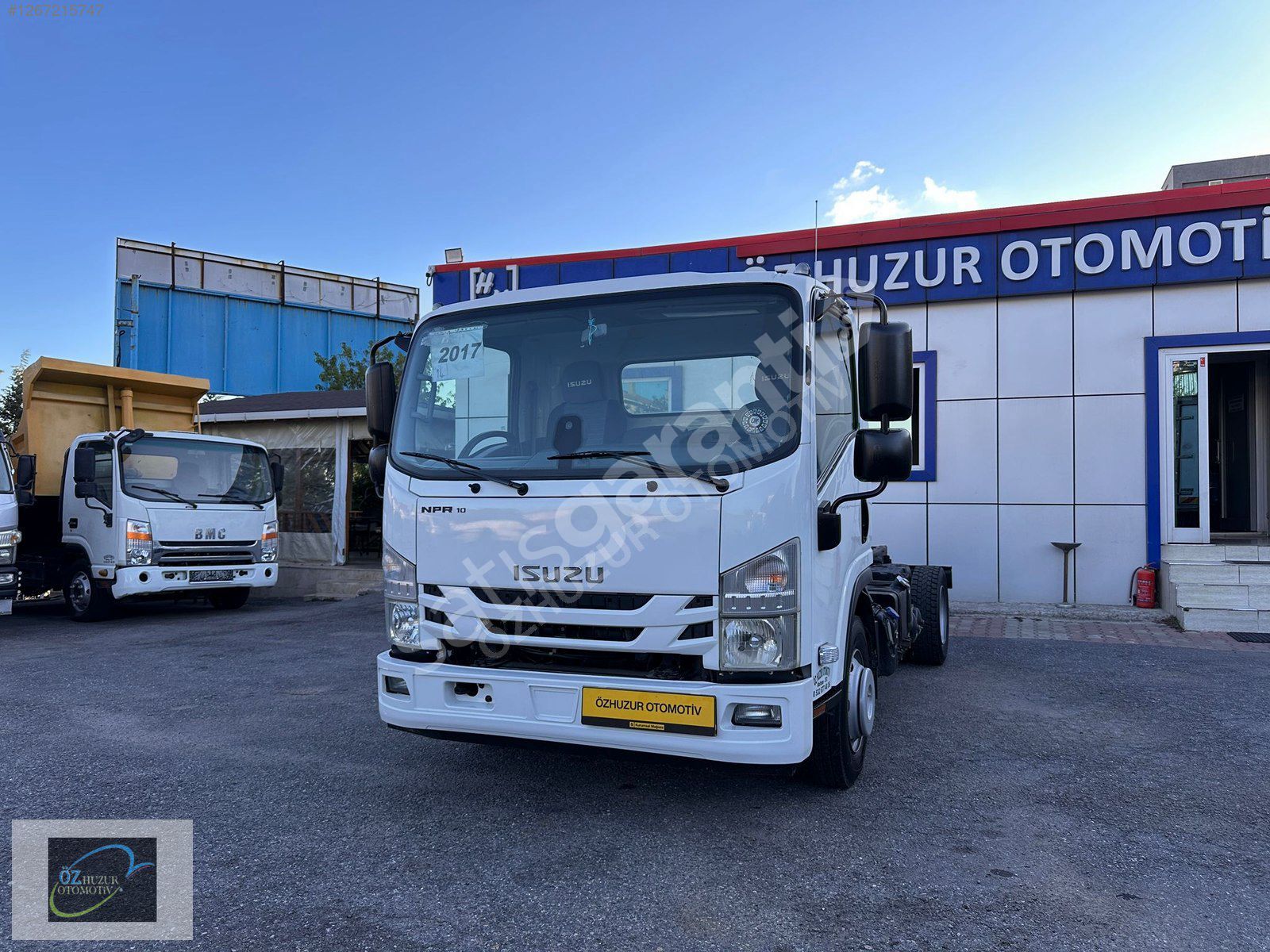 ÖZHUZUR OTOMOTİV DEN 2017 ISUZU NPR 10 ORJINAL ŞASE KAMYON