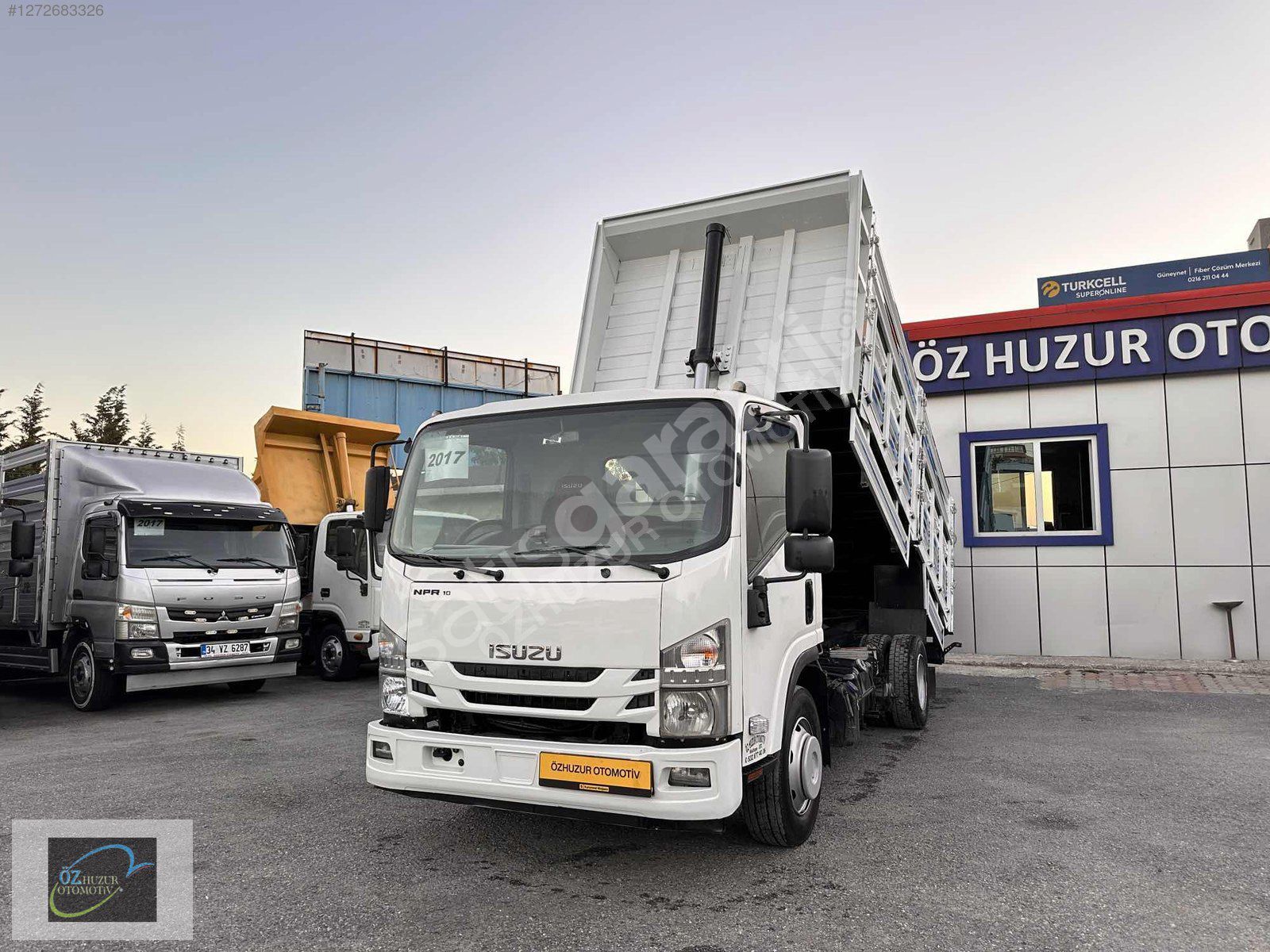 ÖZHUZUR OTOMOTİV DEN 2017 ISUZU NPR10 SIFIR DANPERLİ KAMYON