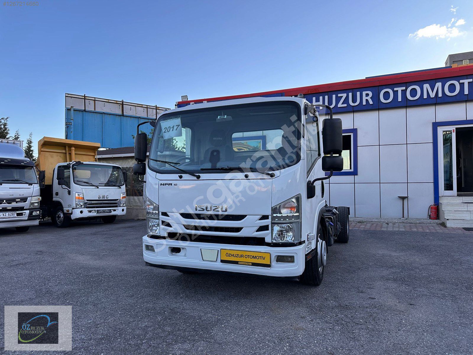 ÖZHUZUR OTOMOTİV DEN 2017 ISUZU NPR 10 ORJINAL ŞASE KAMYON