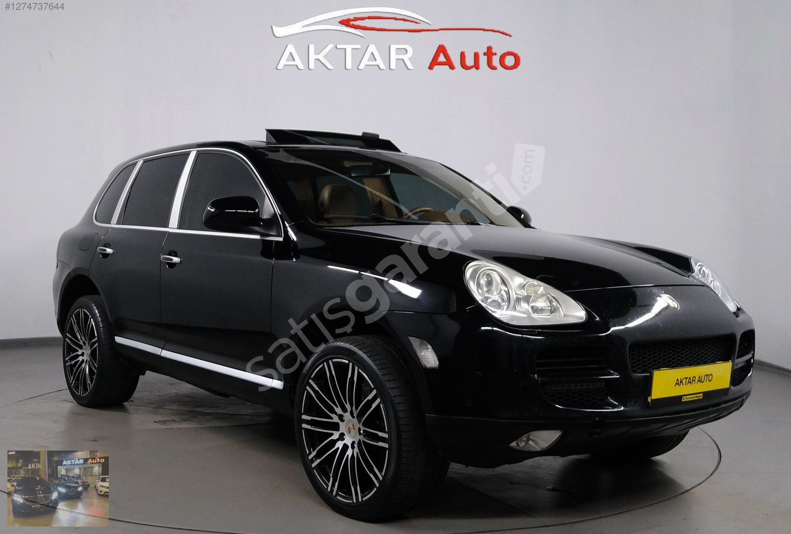 AKTAR AUTO PORSCHE 2006 CAYENNE 3.2 CAM TAVAN BENZİN+LPG BAYİ