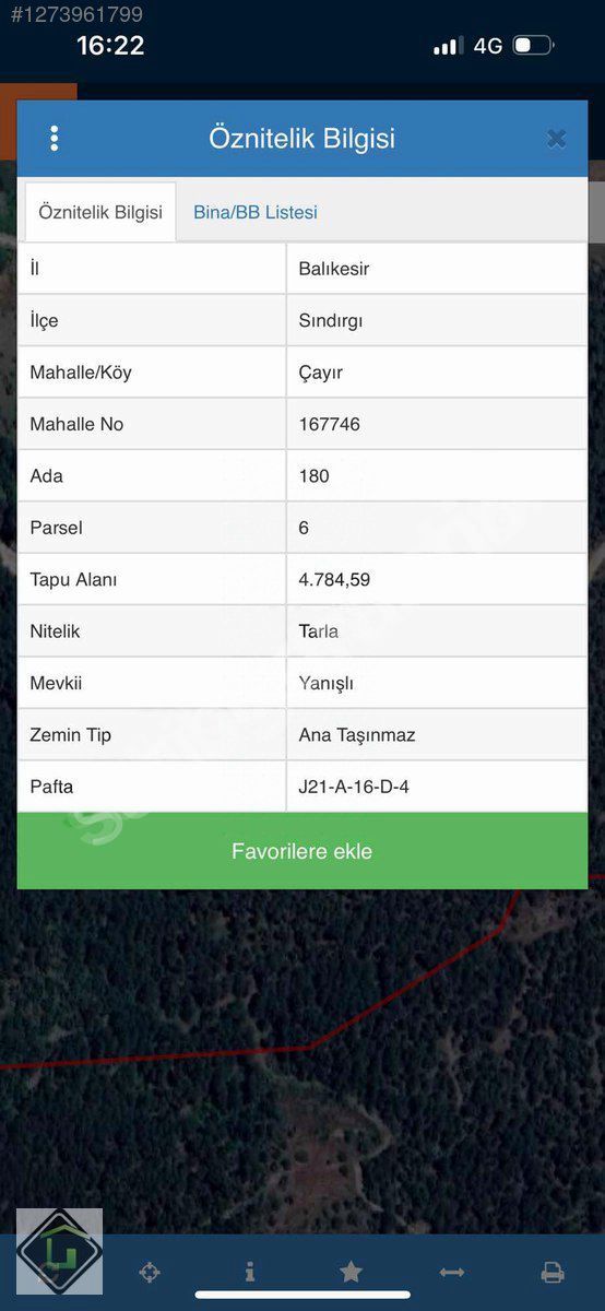 Uzunlardan Balıkesir Sındırgı Çayırda Kelepir Tarla