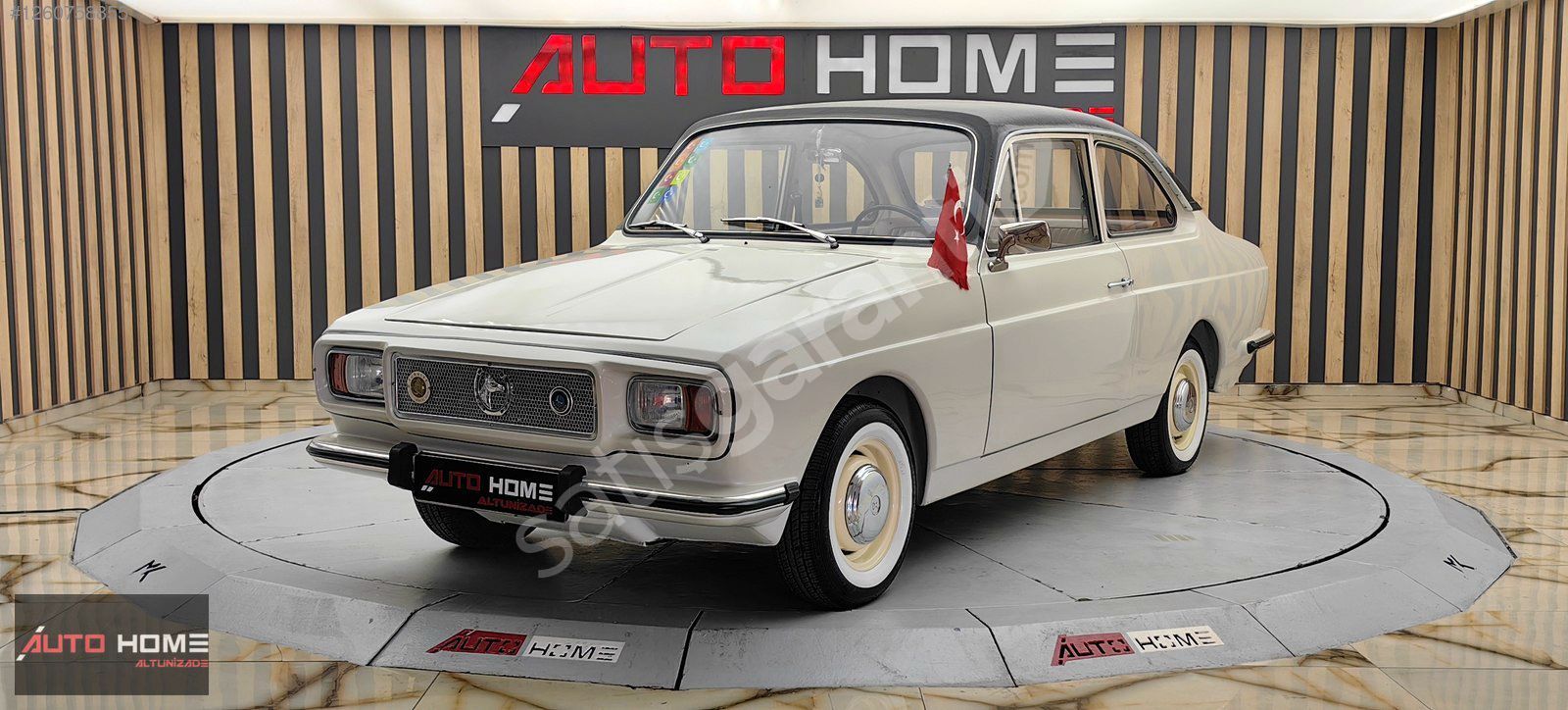 1974 ANADOL AKDENİZ A1 COUPE 1300 "119.000 KM"KEMİK DİREKSİYON