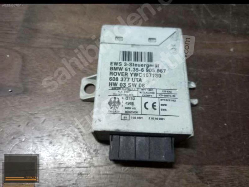 BMW E46 MERKEZİ KİLİT KONTROL BEYNİ İMMOBİLİZER ORİJİNAL ÇIKMA
