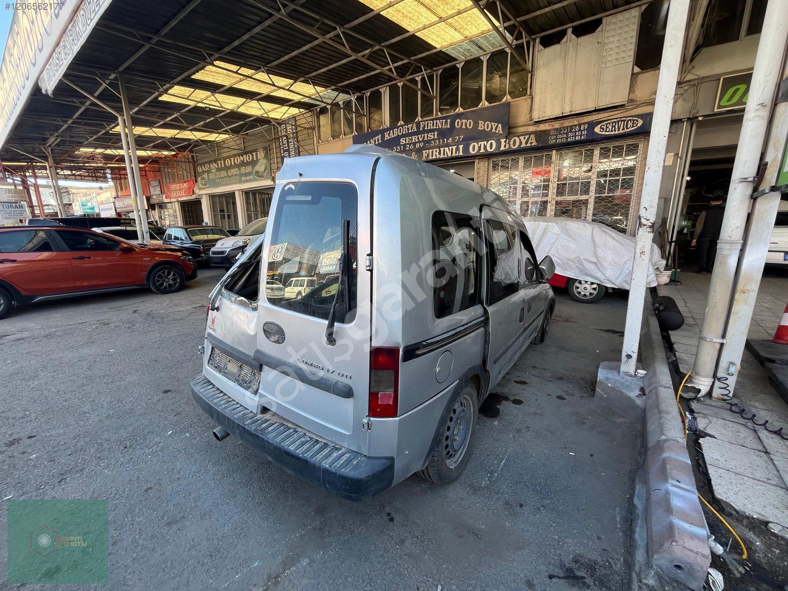 OPEL COMBO C ARKA TAMPON ORİJİNAL ÇIKMA