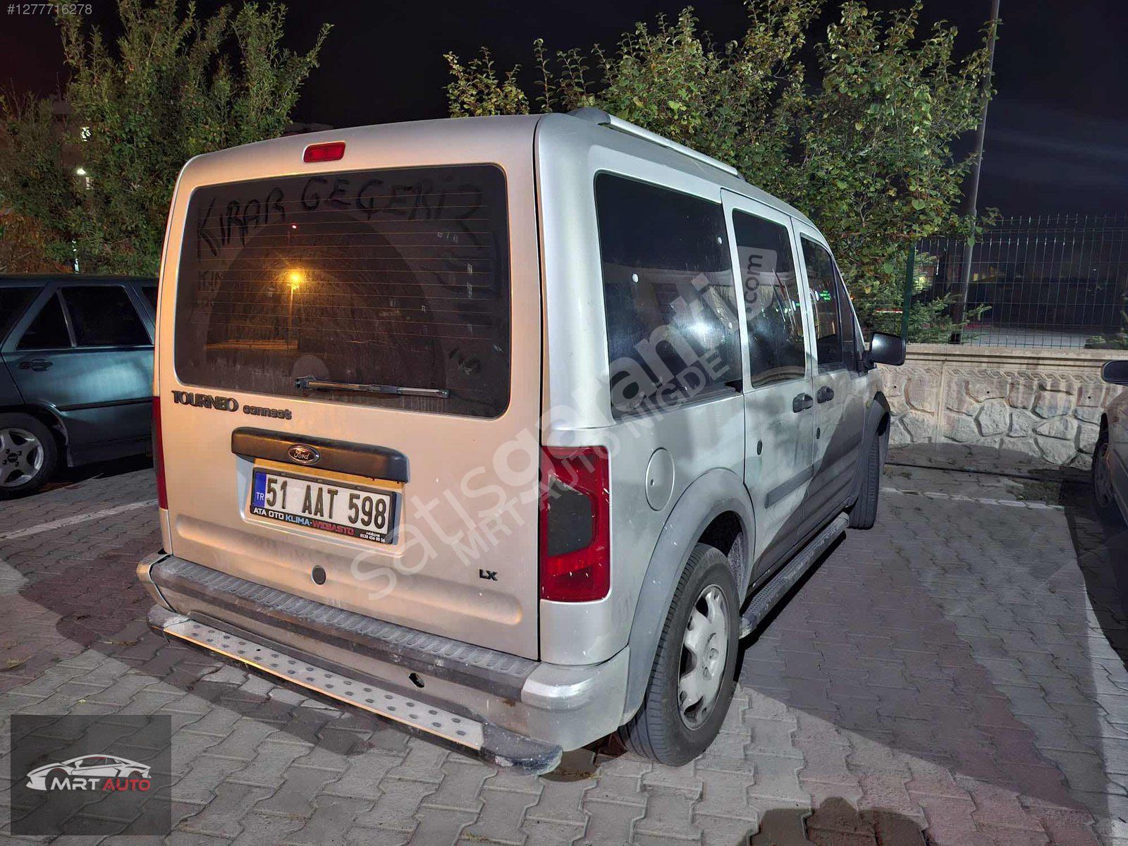 FIRSAT ARACI 2011 FORD TOURNEO CONNECT 90,LIK DELÜX ÇİFT SÜRGÜLÜ