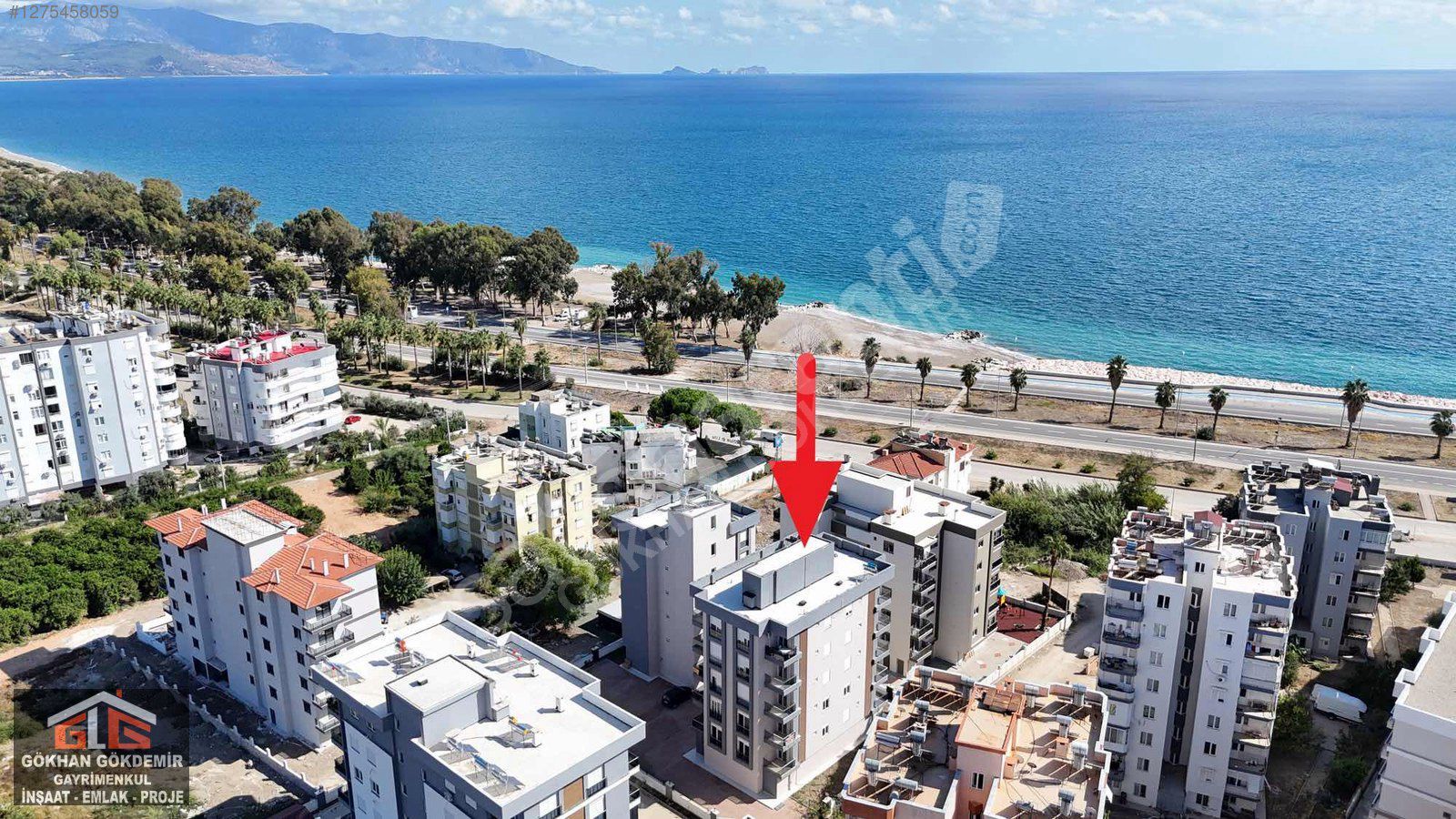 GÖKHAN GÖKDEMİRDEN DENİZE 50 METRE LÜKS 1+1 SIFIR SATILIK DAİRE