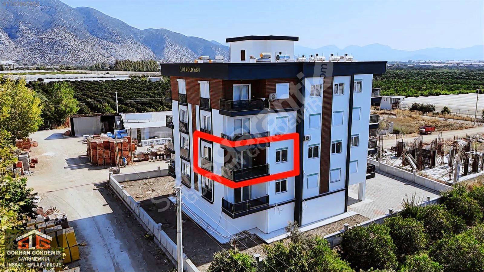 GÖKHAN GÖKDEMİRDEN ANA YOLA YAKIN 1+1 SIFIR LÜKS SATILIK DAİRE