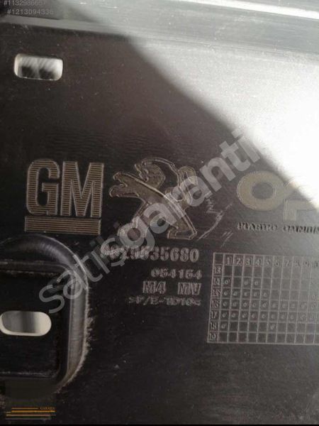 OPEL CORSA F ÖN PANEL ÜST BAKALİTİ SIFIR ORİJİNAL