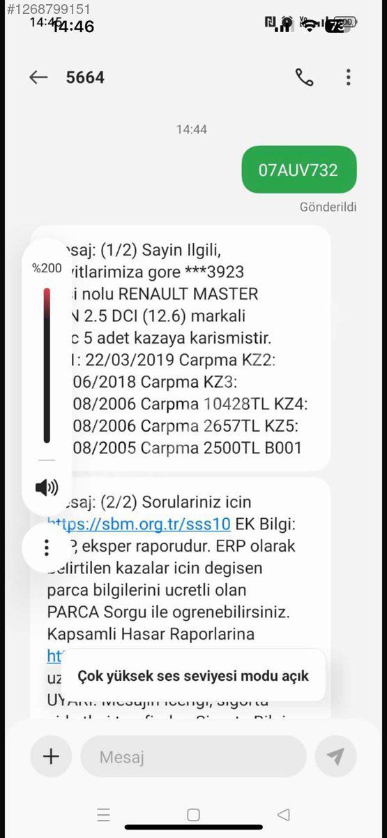 SIFIR EZEL KASA ÇEKİCİ MASRAFSIZ AL İŞE ÇIK 2005 MASTER ACİLLLL