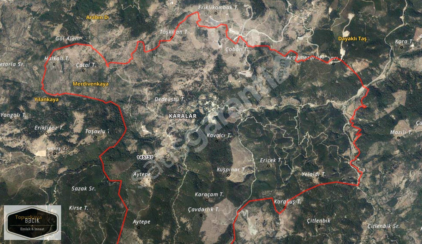 BALIKESİR HAVRAN KARALARDA 1,215 m² SATILIK TARLA