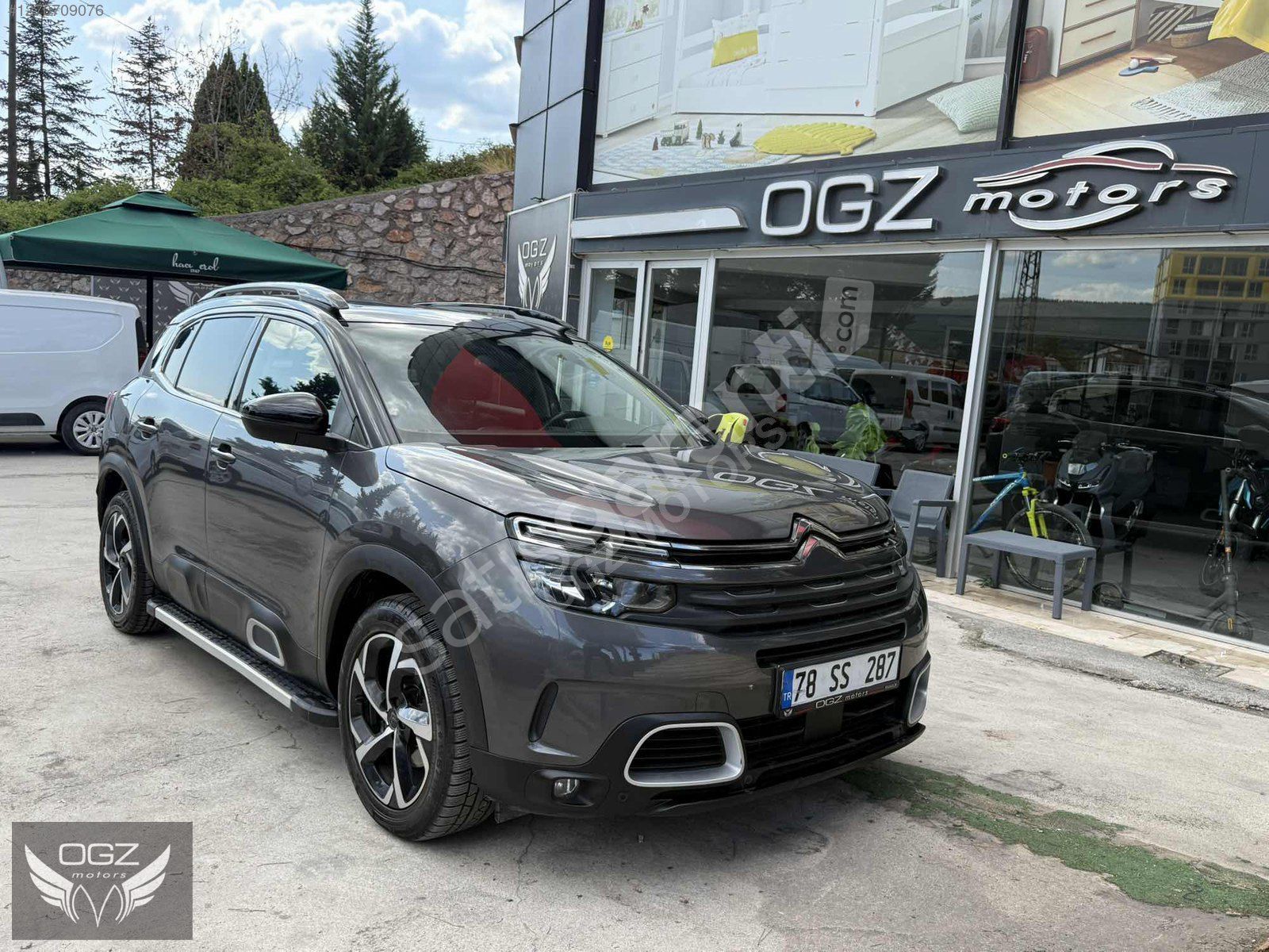 OGZ MOTORS TAN 2019 C5 AİRCROSS EAT 8 HATASIZ BOYASIZ CAM TAVAN