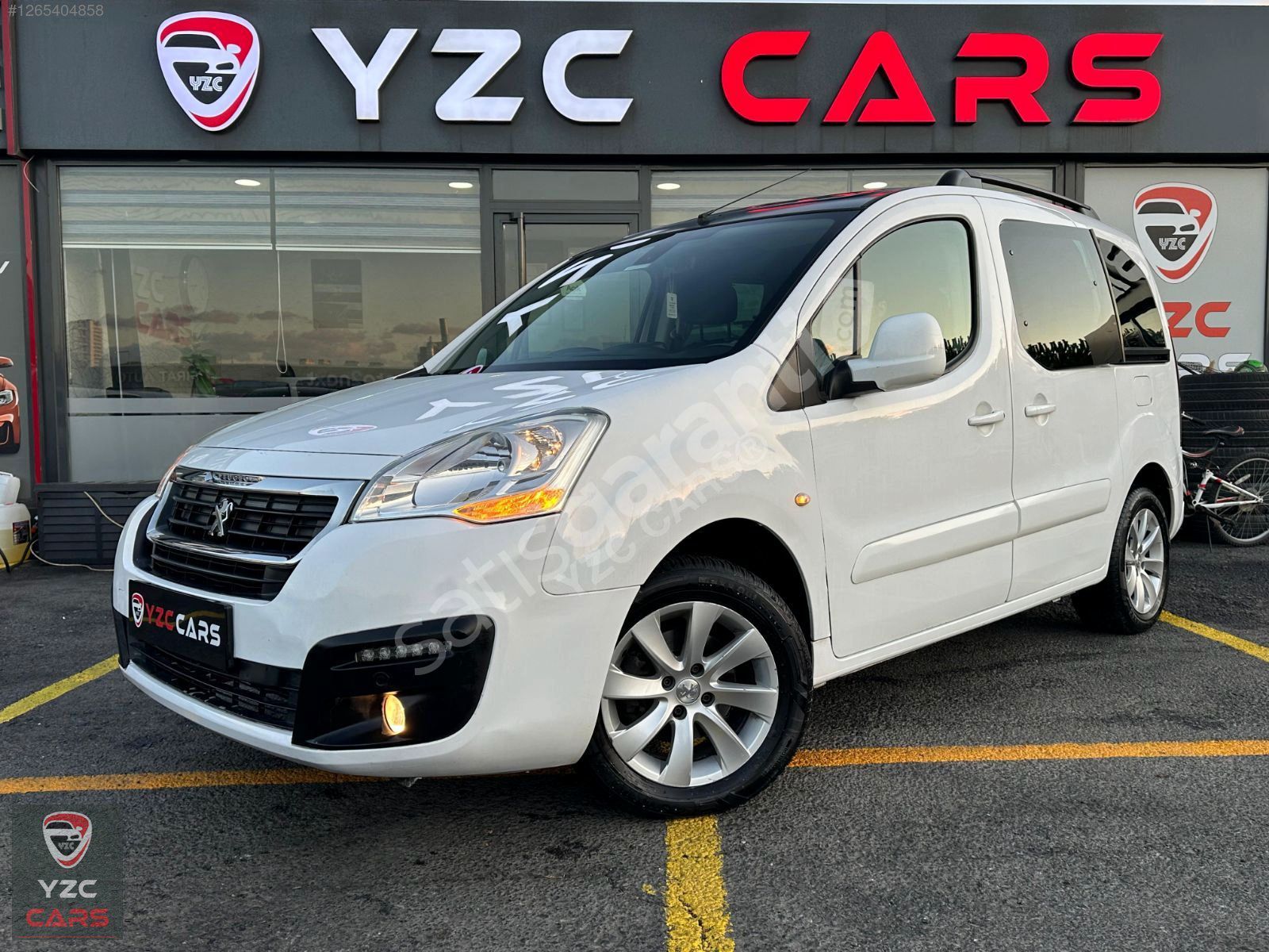 YZC CARS'DAN/PEUGEOT/PANTNER/ZENİTH/CAM TAVAN/HATASIZ/BOYASIZ