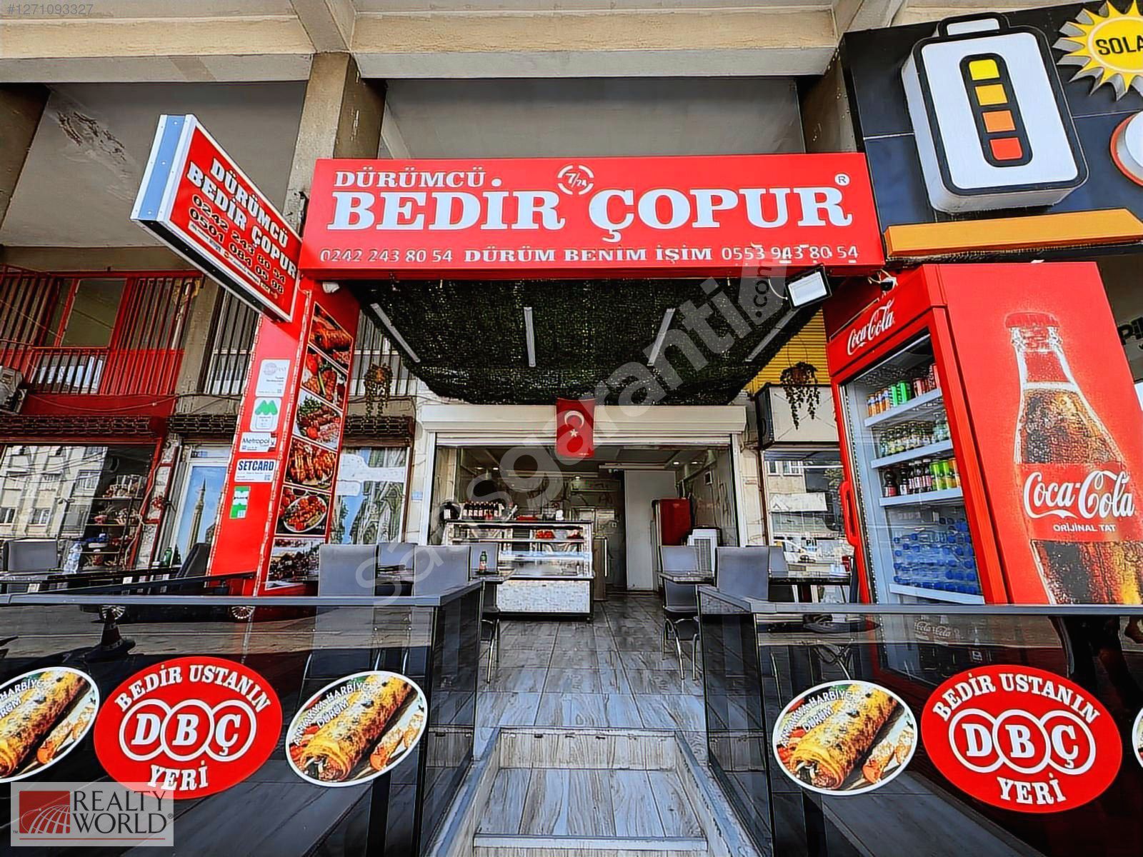 DOĞU GARAJI'DA ANA YOL ÜZERİ DEVREN KİRALIK ZİNCİR DÜRÜM BAYİLİK