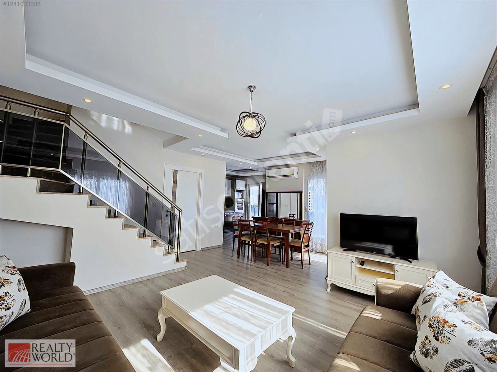 KONYAALTI HURMA SİTEİÇİ HAVUZLU EŞYALI SATILIK 3+1 DUBLEKS DAİRE