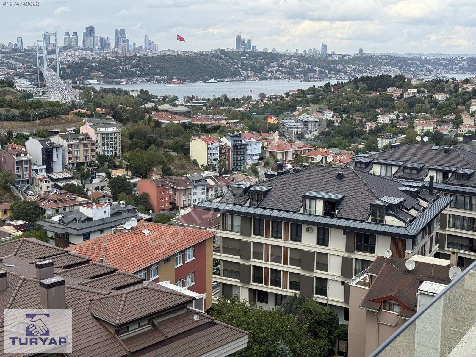 BEYLERBEYİ-BURHANİYE'DE; KAPANMAZ BOĞAZ-DENİZ-ŞEHİR MANZ. 3+1