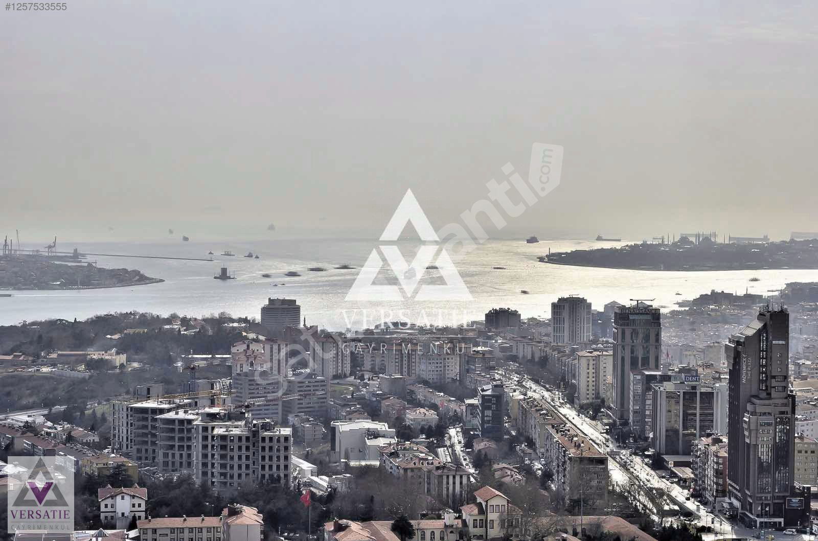 Çiftçi tower 1. Kule Boğaz Manzaralı Satılık 3+1