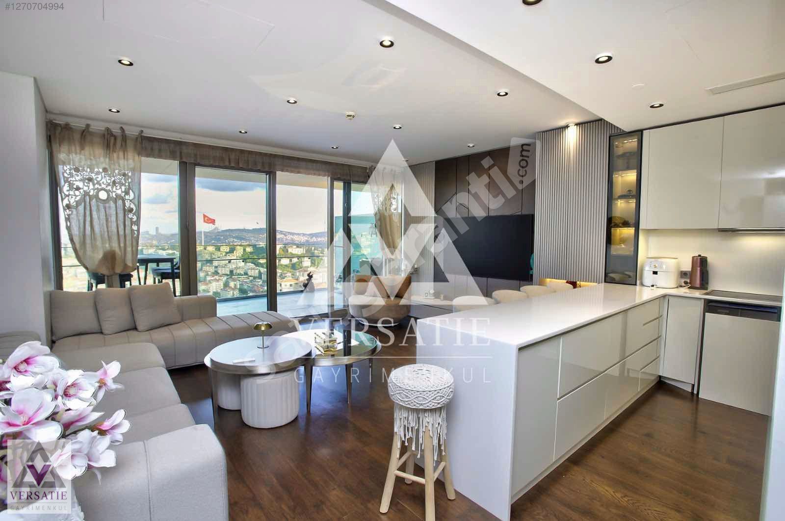 Zorlu Center Kiralık Teraslı Boğaz Manzaralı 165m2 Eşyalı 1+1