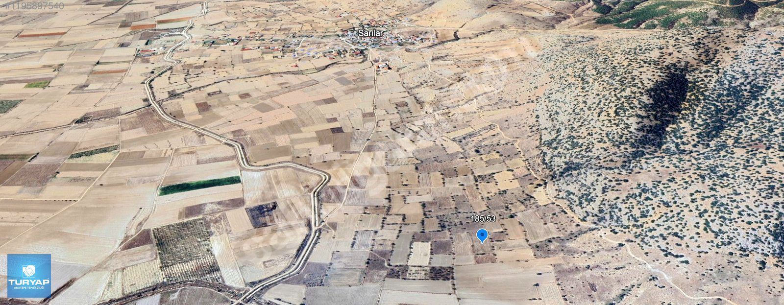 DENİZLİ CİVRİL SARILAR MAH de 2178 M2 SATILIK BAG BAHÇE