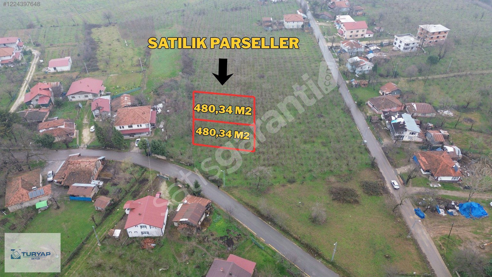 TURYAP AKYAZI'dan KÜÇÜCEKTE SATILIK İMARLI PARSELLER