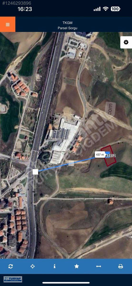 TURYAP'TAN PURSAKLARDA SATILIK ARSA