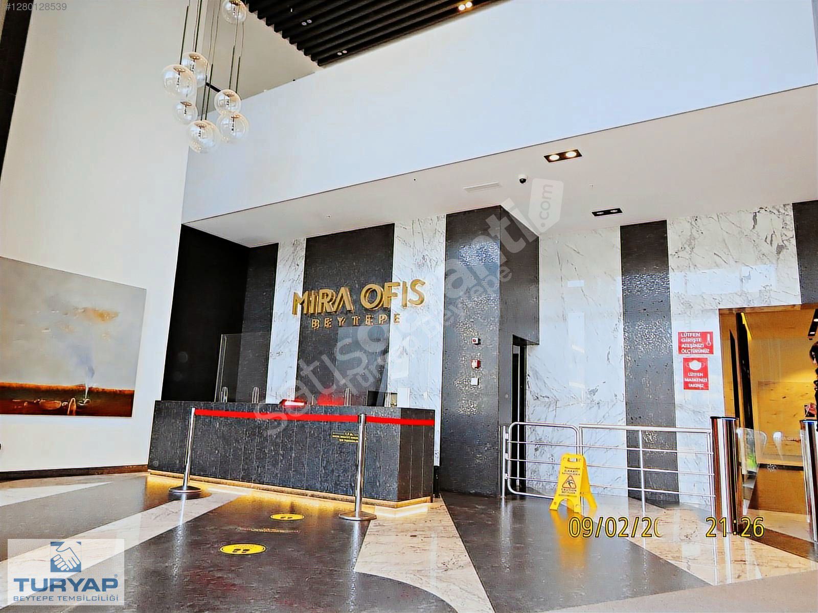 BEYTEPE'nin YÜKSELEN DEĞERİ MİRA OFİSTE MANZARALI SATILIK OFİS